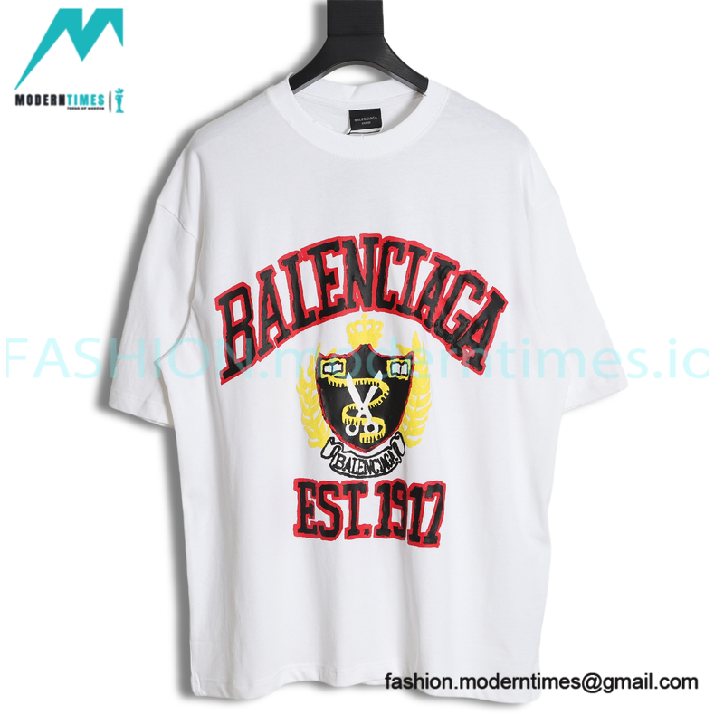 Balenciaga - 23SS Scissor Print Short Sleeve T-shirt Balenciaga - 23SS Scissor Print Short Sleeve T-shirt